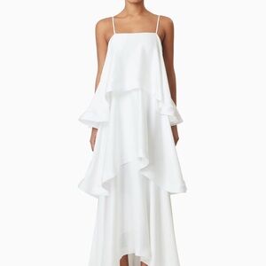 Elliatt White Layered Maxi Dress